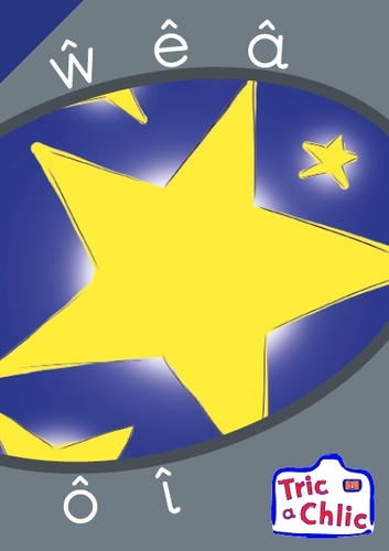 Delwedd ar gyfer Tric a Chlic ar gyfer Ysgolion Cyfrwng Saesneg Cam 1 - 6x geiriau llwyd / Image for Tric a Chlic ar gyfer Ysgolion Cyfrwng Saesneg Cam 1 - 6x geiriau llwyd