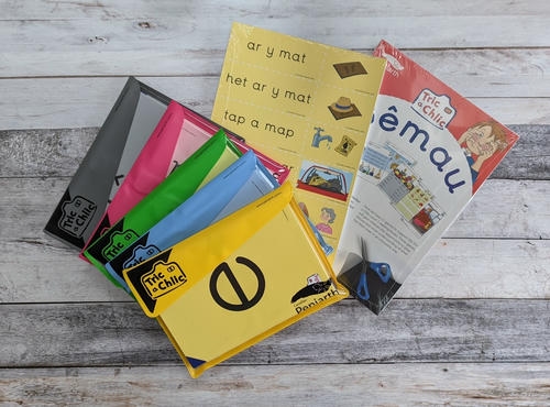 Delwedd ar gyfer Tric a Chlic ar gyfer Ysgolion Cyfrwng Saesneg - Cam 1 - Set of Gardiau / Image for Tric a Chlic ar gyfer Ysgolion Cyfrwng Saesneg - Cam 1 - Set of Gardiau
